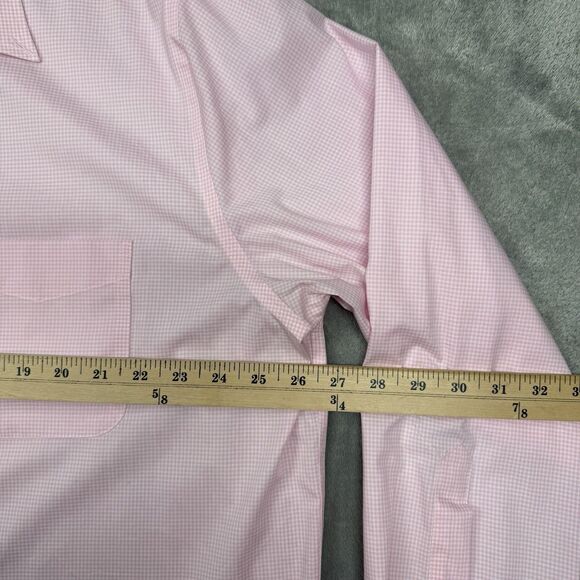 Lauren Ralph Lauren Button Down Shirt Men’s 2XL Pink Stretch Fabric Regular Fit - Picture 6 of 7